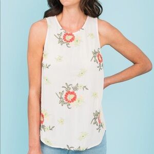 Daniel Rainn Lillian Blush Floral Tank, XL